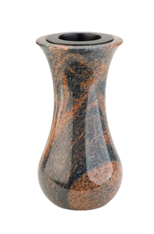 Grabvase aus Naturstein