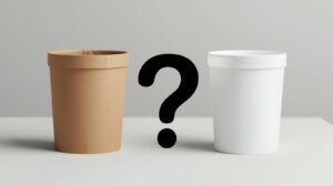 Cardboard vs. plastic