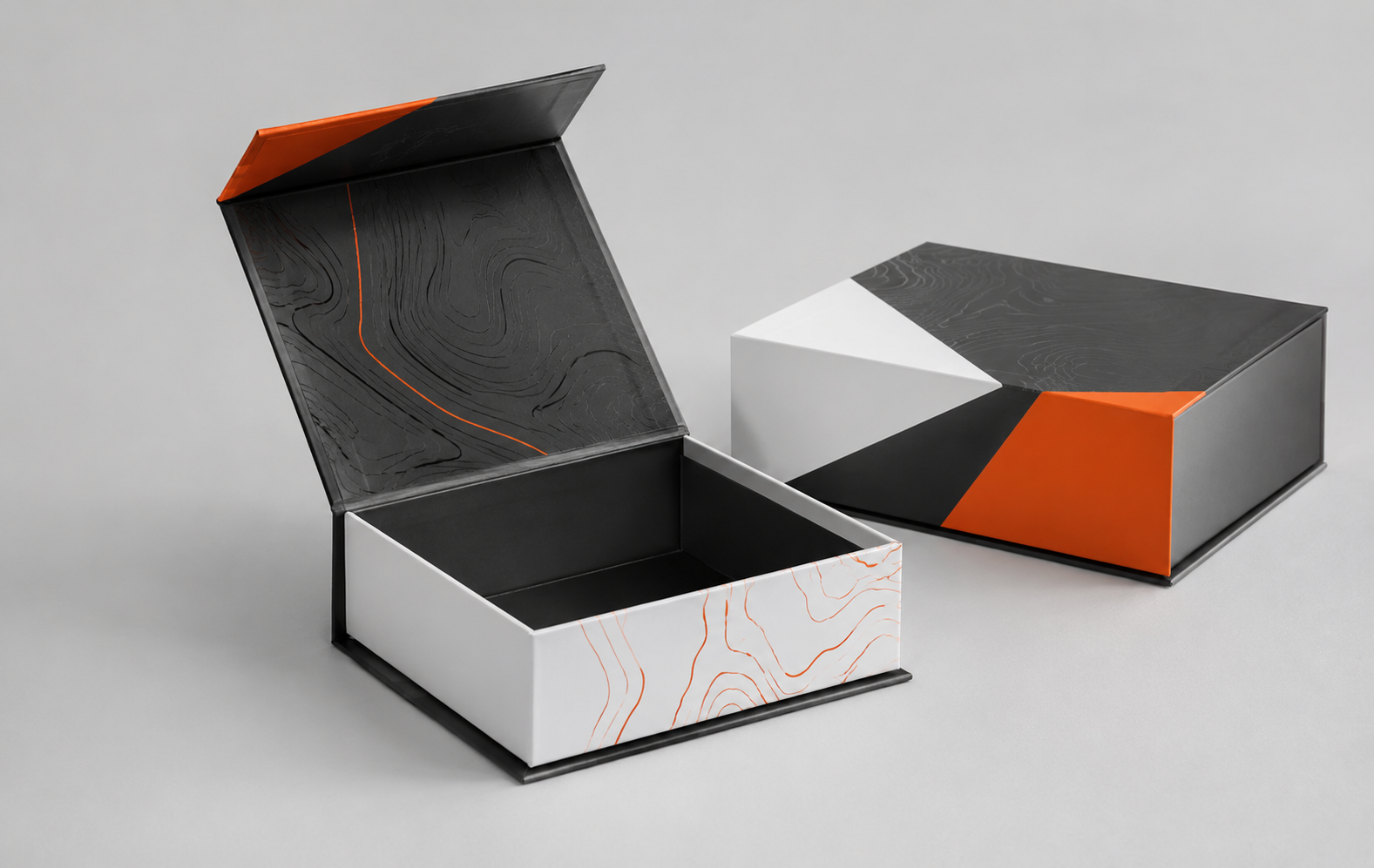 Magnetboxen mit gefrästen Einlagen