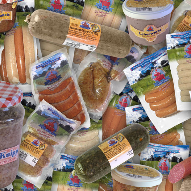 Produktauswahl Fleisch- und Wurstwaren