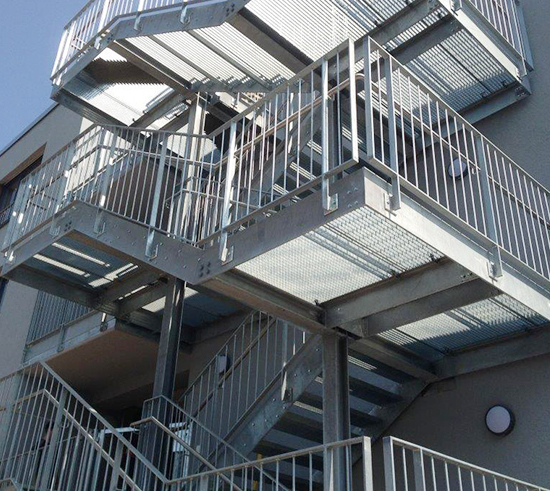 Steel staircase / staircase tower