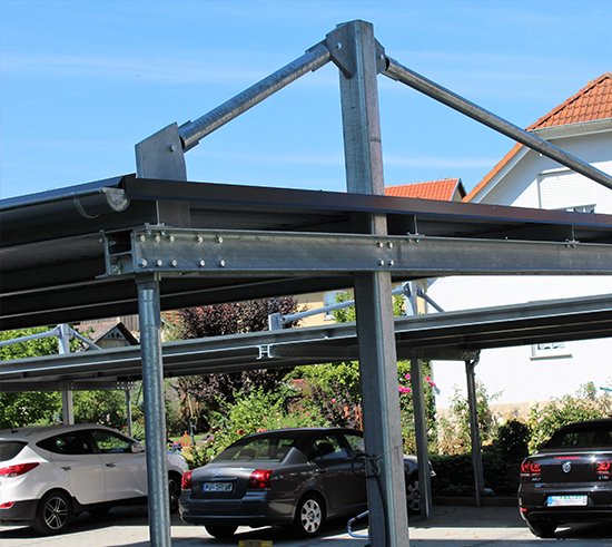 Carport steel structure
