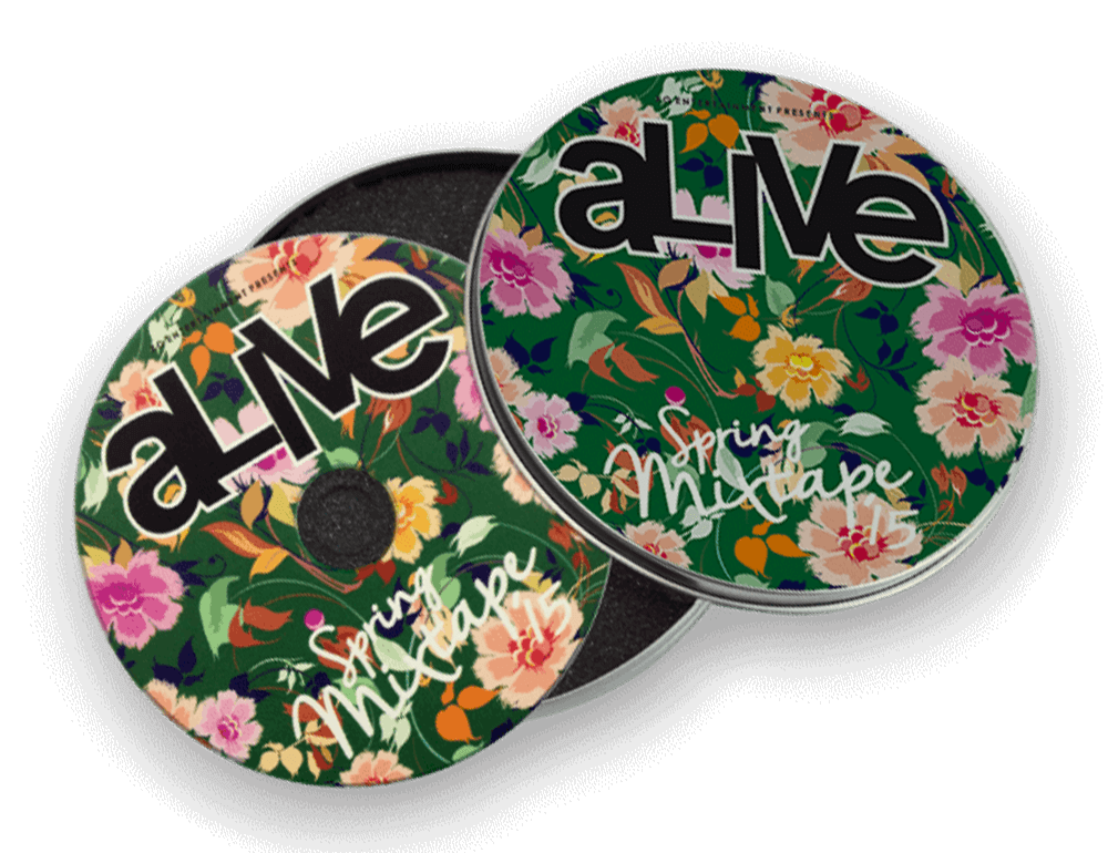 CD in bedruckter Metalldose