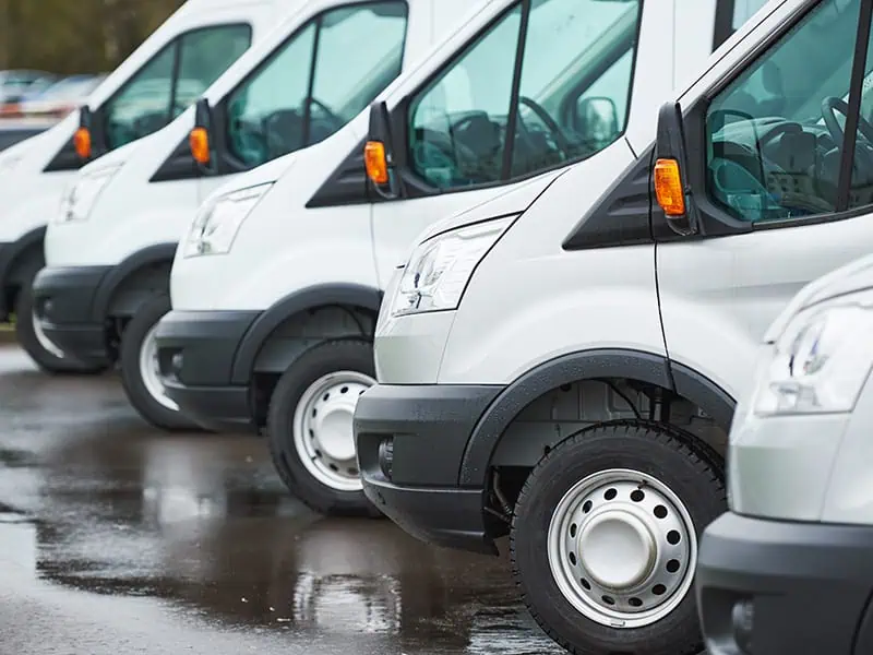 Servicetechnik-Fahrzeugflotte für Field Service