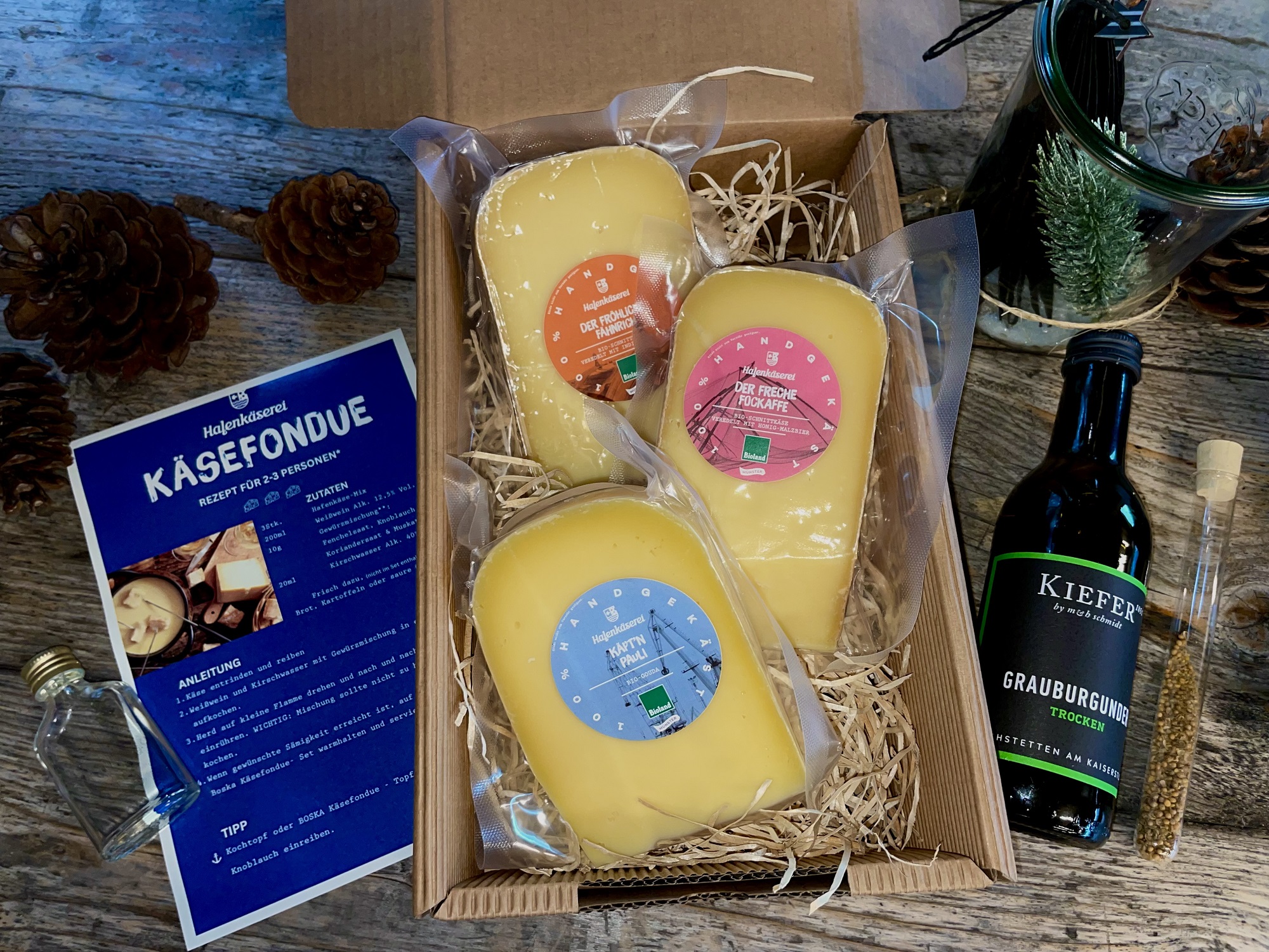 Hafenkäse fondue set for home