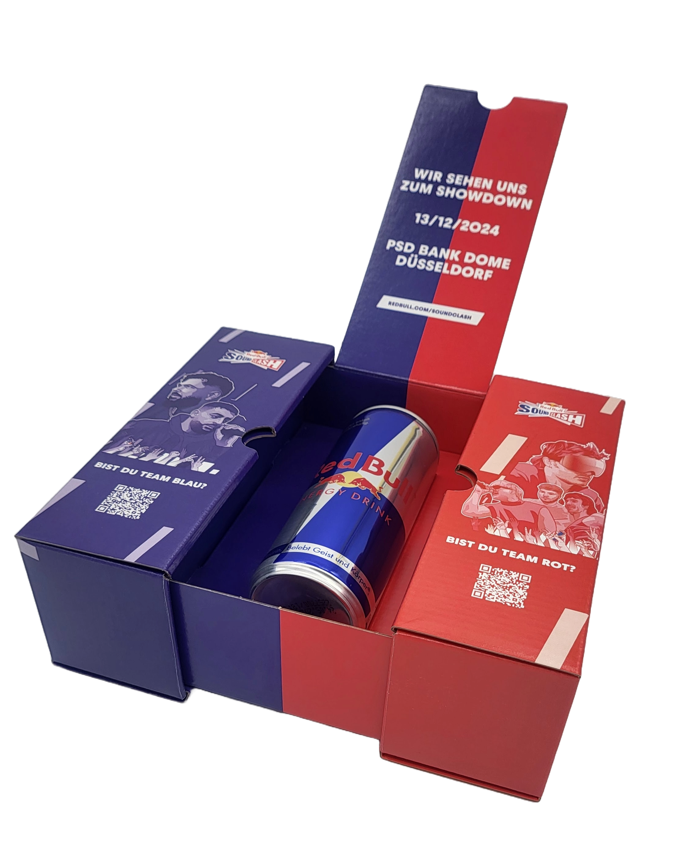Sonderverpackung mit Schiebemechanismus (Red Bull)