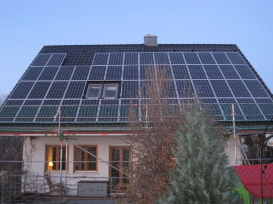 Photovoltaikanlage auf einem Dach