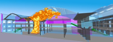 Brand- und Rauchsimulationen