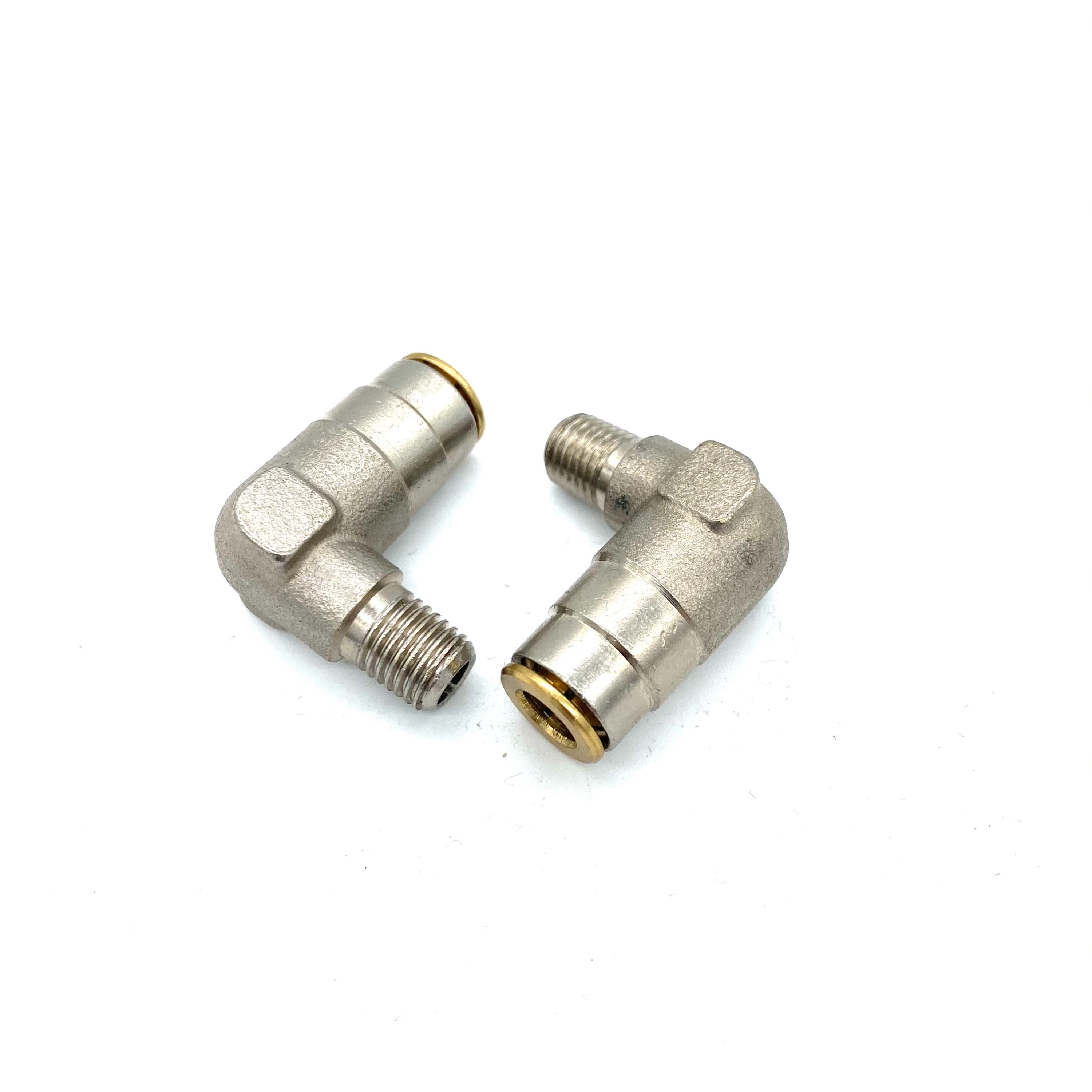 Elbow plug-in connector HP 6 - M8x1k