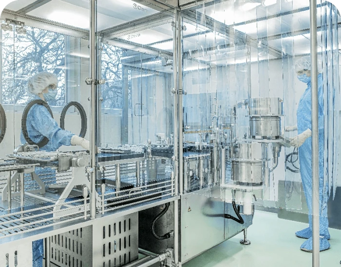 GMP-Produktion von Precursorn und APIs