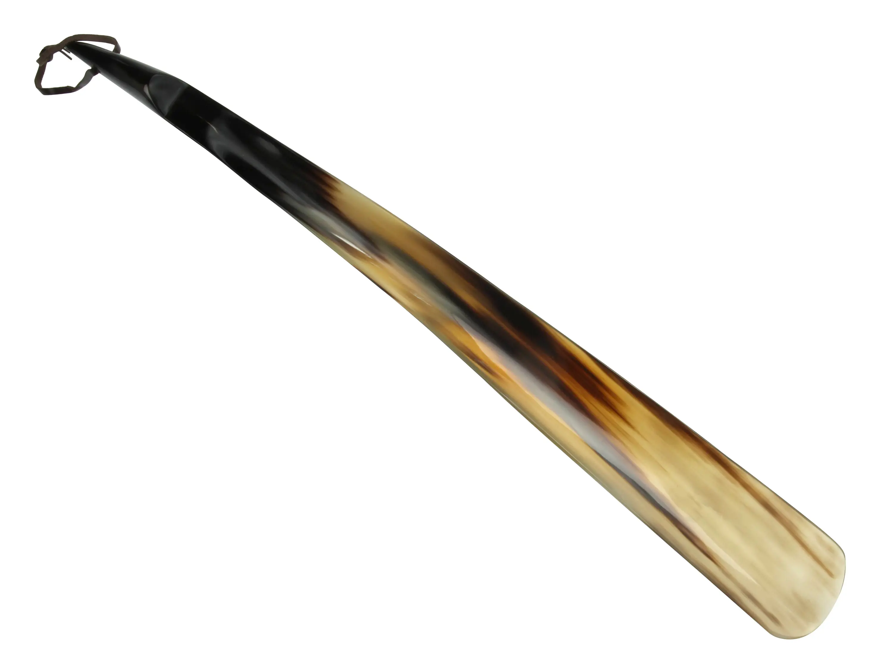 Shoehorn, large, genuine horn