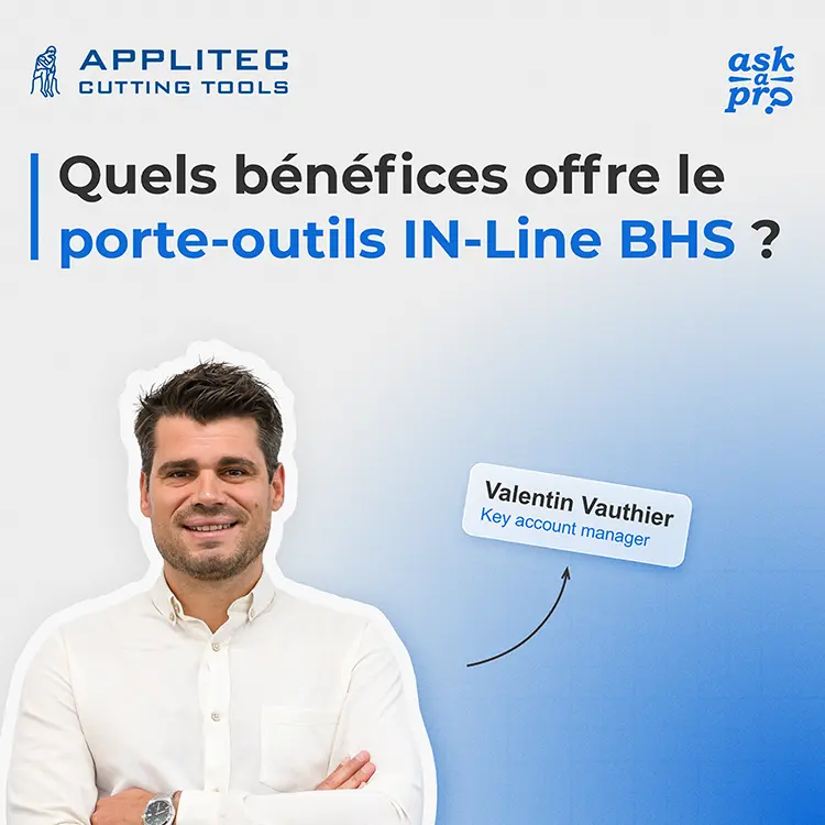 Anwendungssupport für Werkzeughalter IN-Line BHS