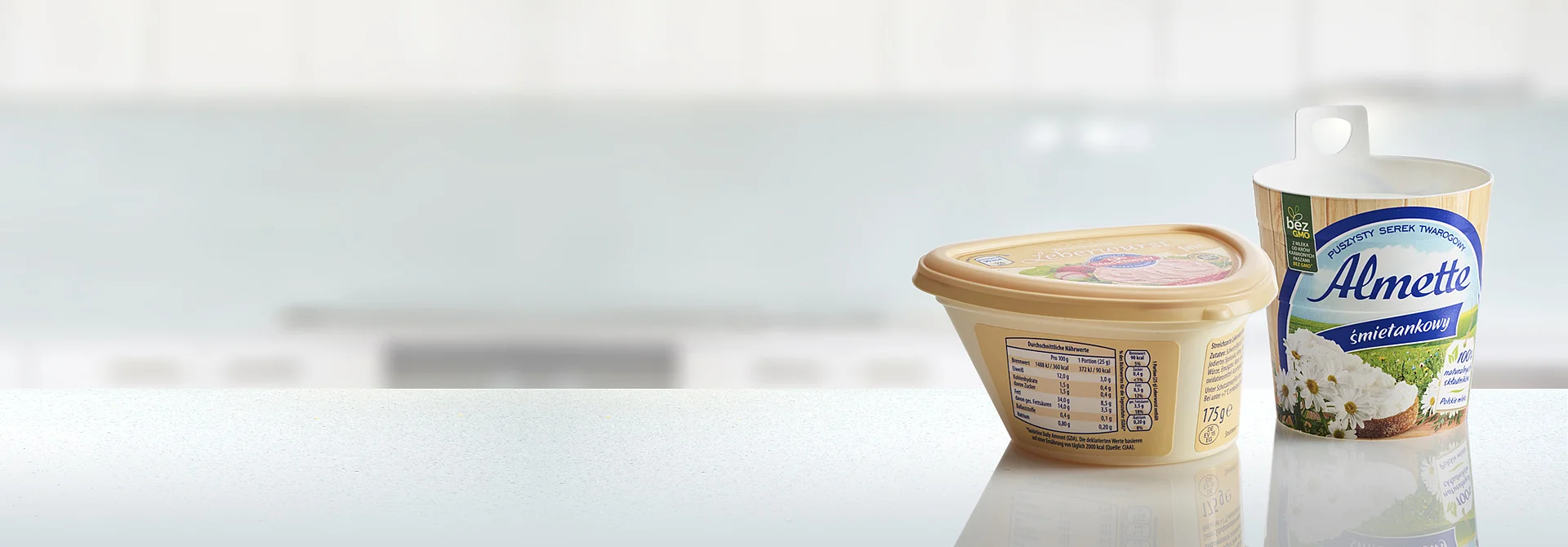 Verpackungslösung für Aufstrichprodukte