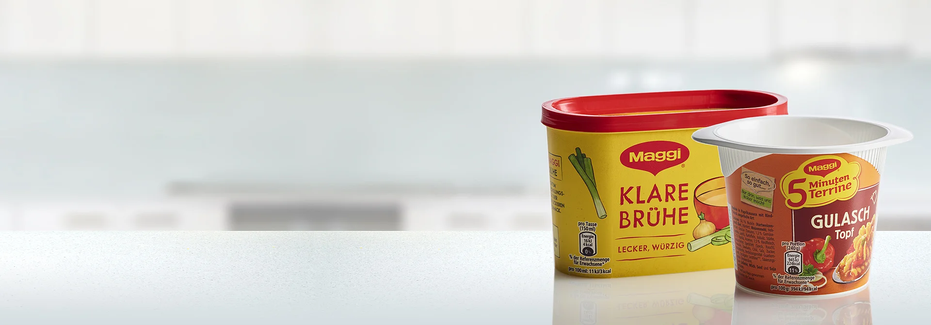 Verpackungslösung für Fertigprodukte (Maggi)