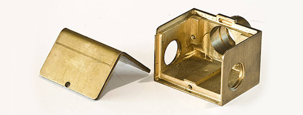 Messinggehäuse inkl. Deckel