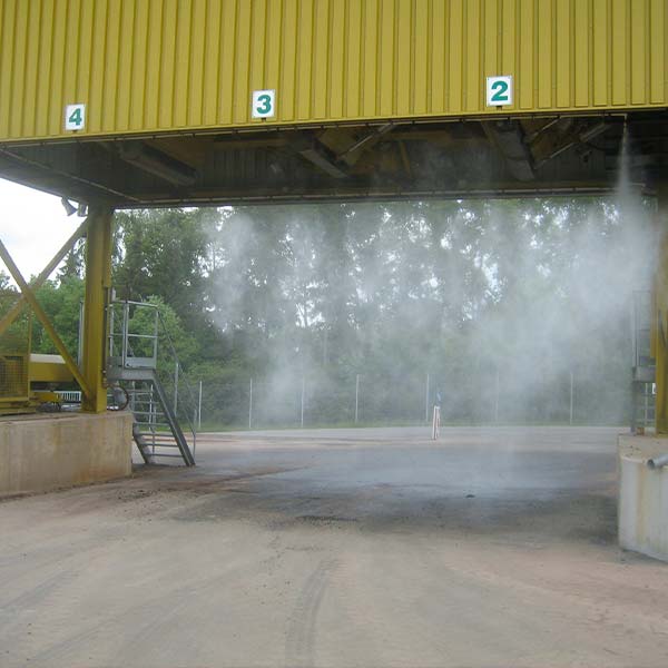 Wassersprühvorhang