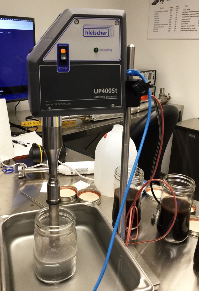 UP400St for nanoparticle dispersion