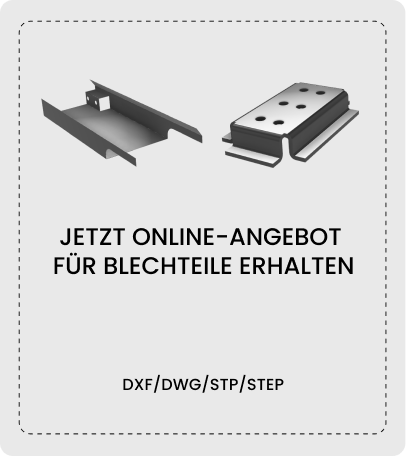 Online calculator for sheet metal parts