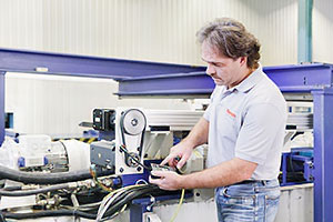 Serviceeinsatz Lineartechnik