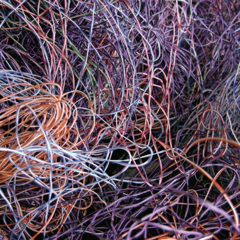 Alu-Kabel zur Aufbereitung