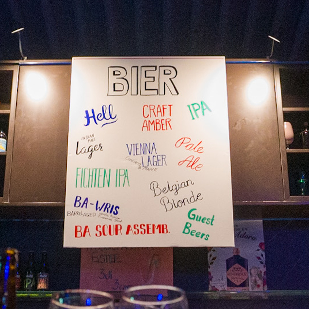 Bierspezialitäten des Sortiments