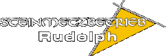 Steinmetzbetrieb Rudolph Logo