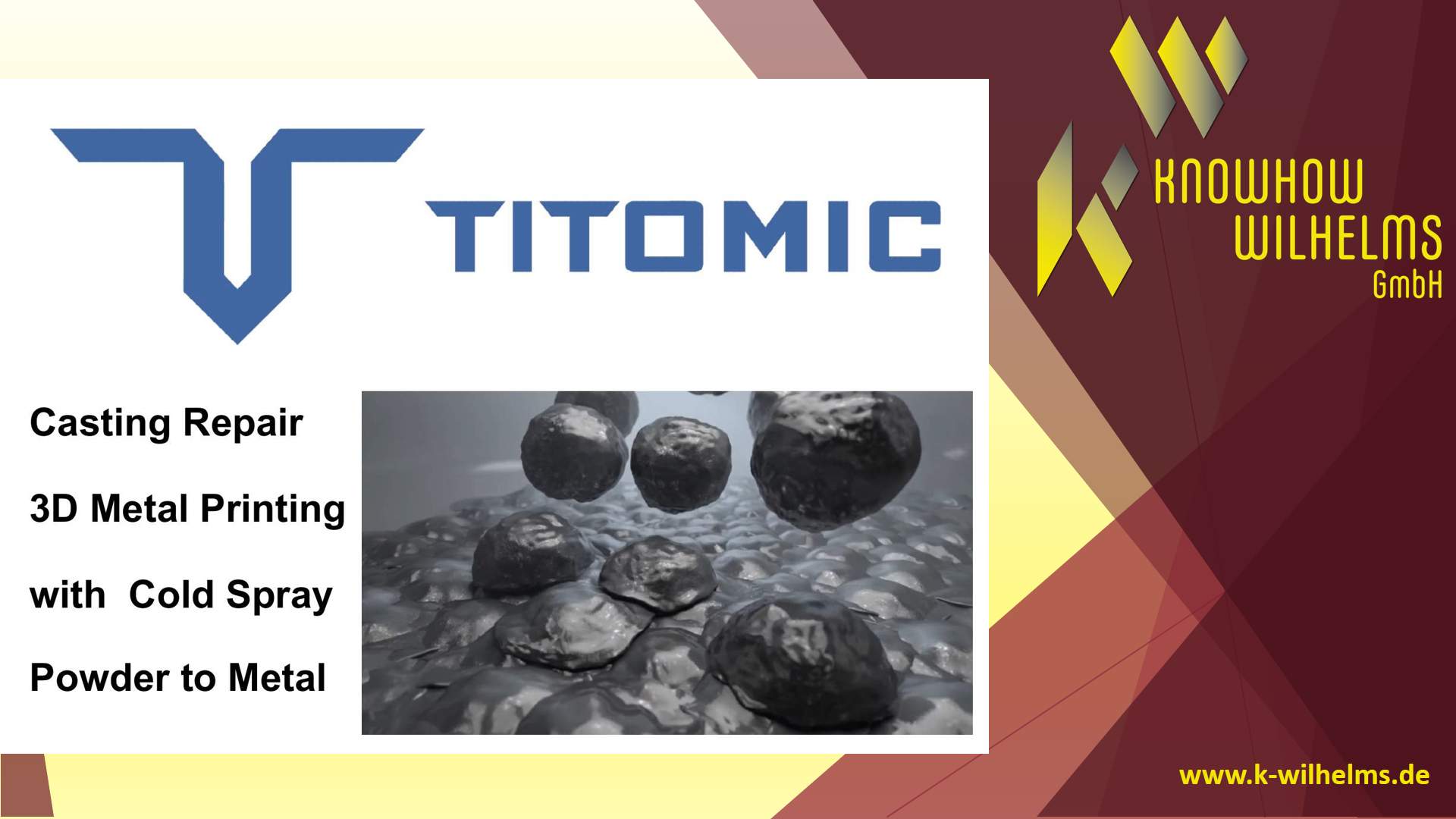 Titomic Cold Spray Anlage