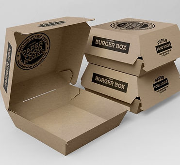 Hamburger-Box (Kraft)