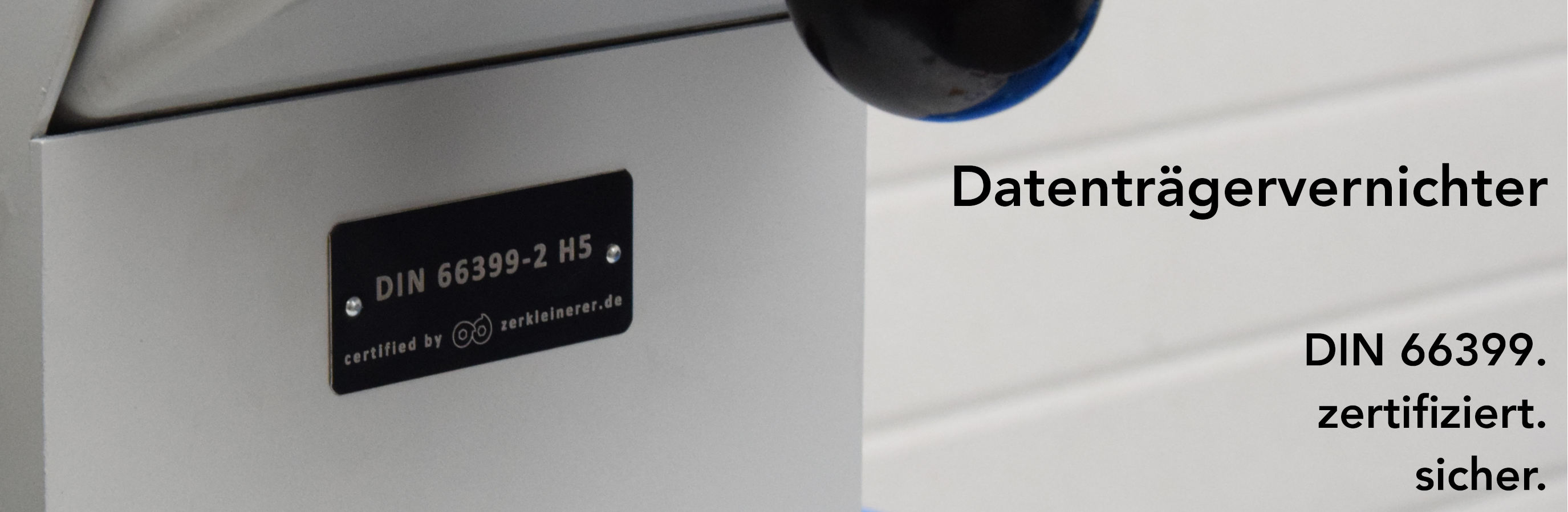 Datenträgervernichter DIN 66399