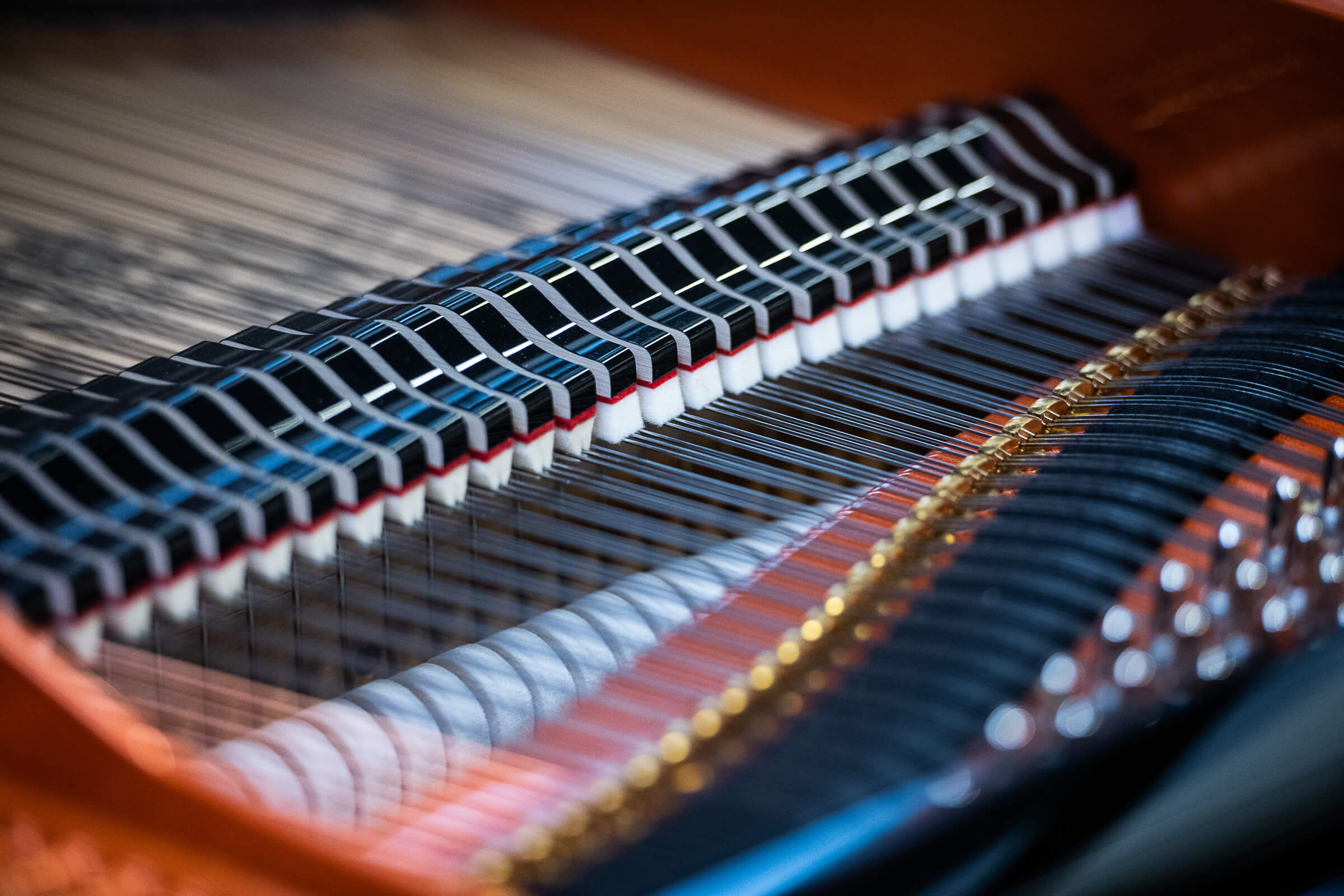 Innenleben eines Pianos