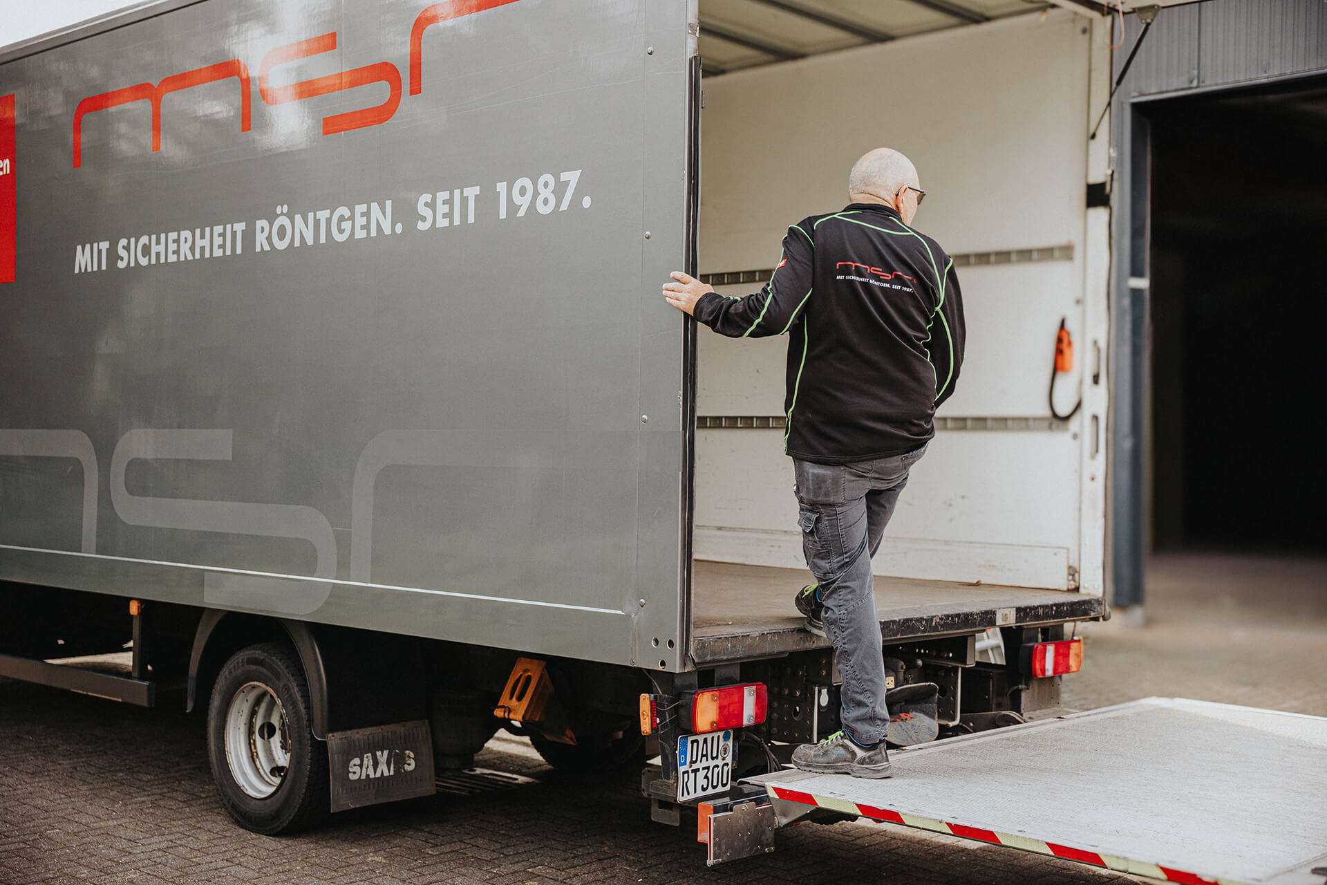 Logistik: beladener LKW