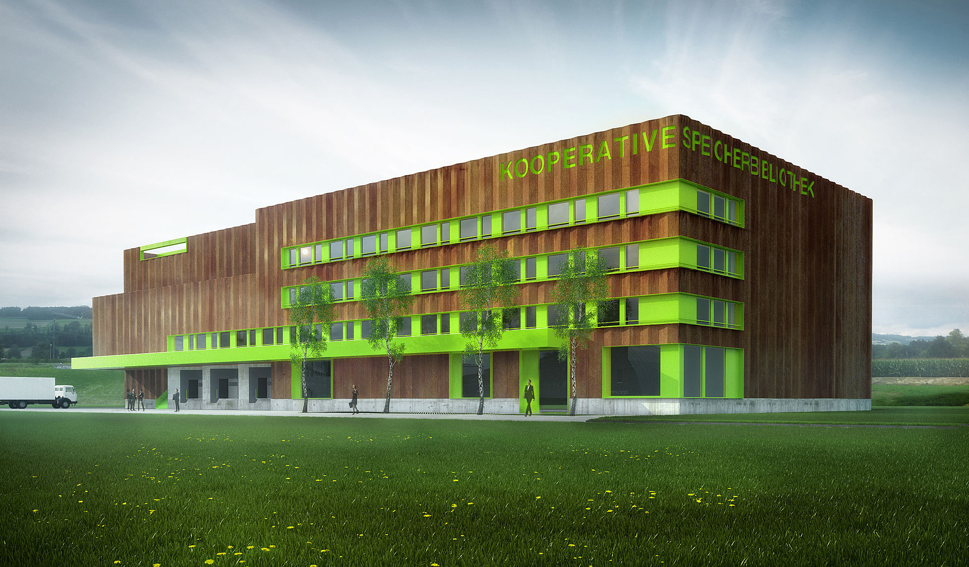 Referenzobjekt Kooperative Speicherbibliothek Schweiz (gzp architekten ag)