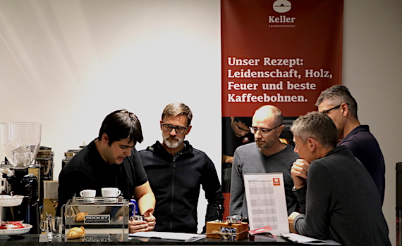 Barista course at Kaffeerösterei Keller