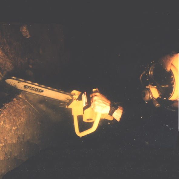 Hydraulic chain saw