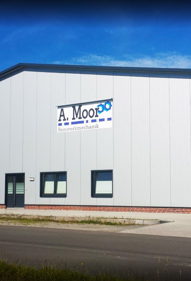 Außenansicht der Firma A. Moor in Aurich