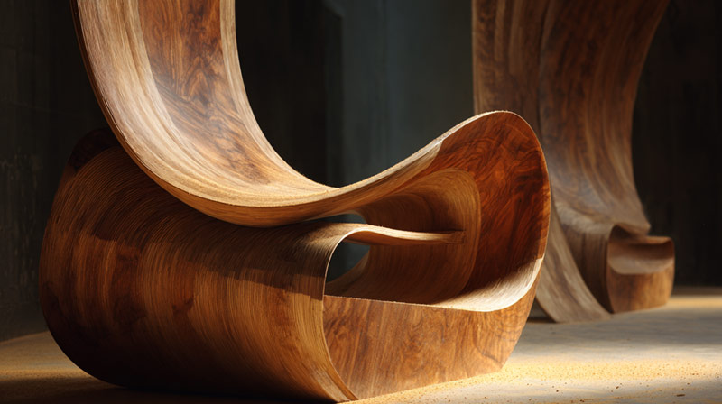 Formholz-Bauteil