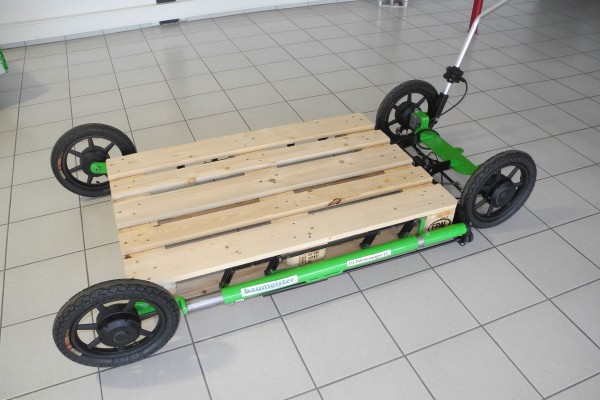 Electric pallet cart