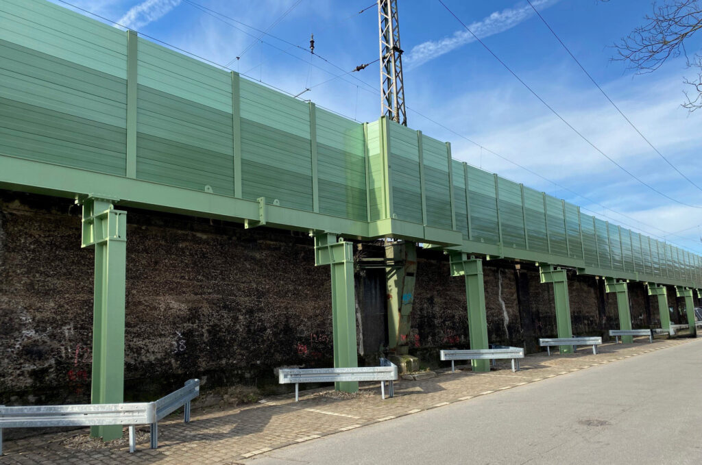 Fertige Lärmschutzwand Duisburg