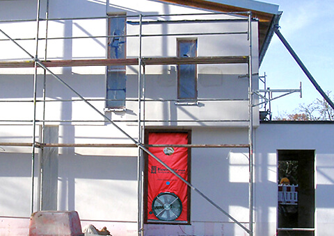 Der BlowerDoor Test