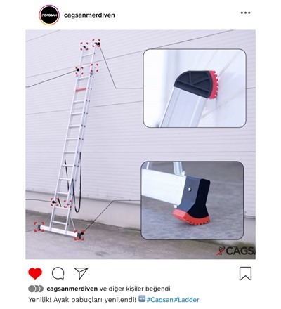 Produkttests an Leitern und Gerüsten