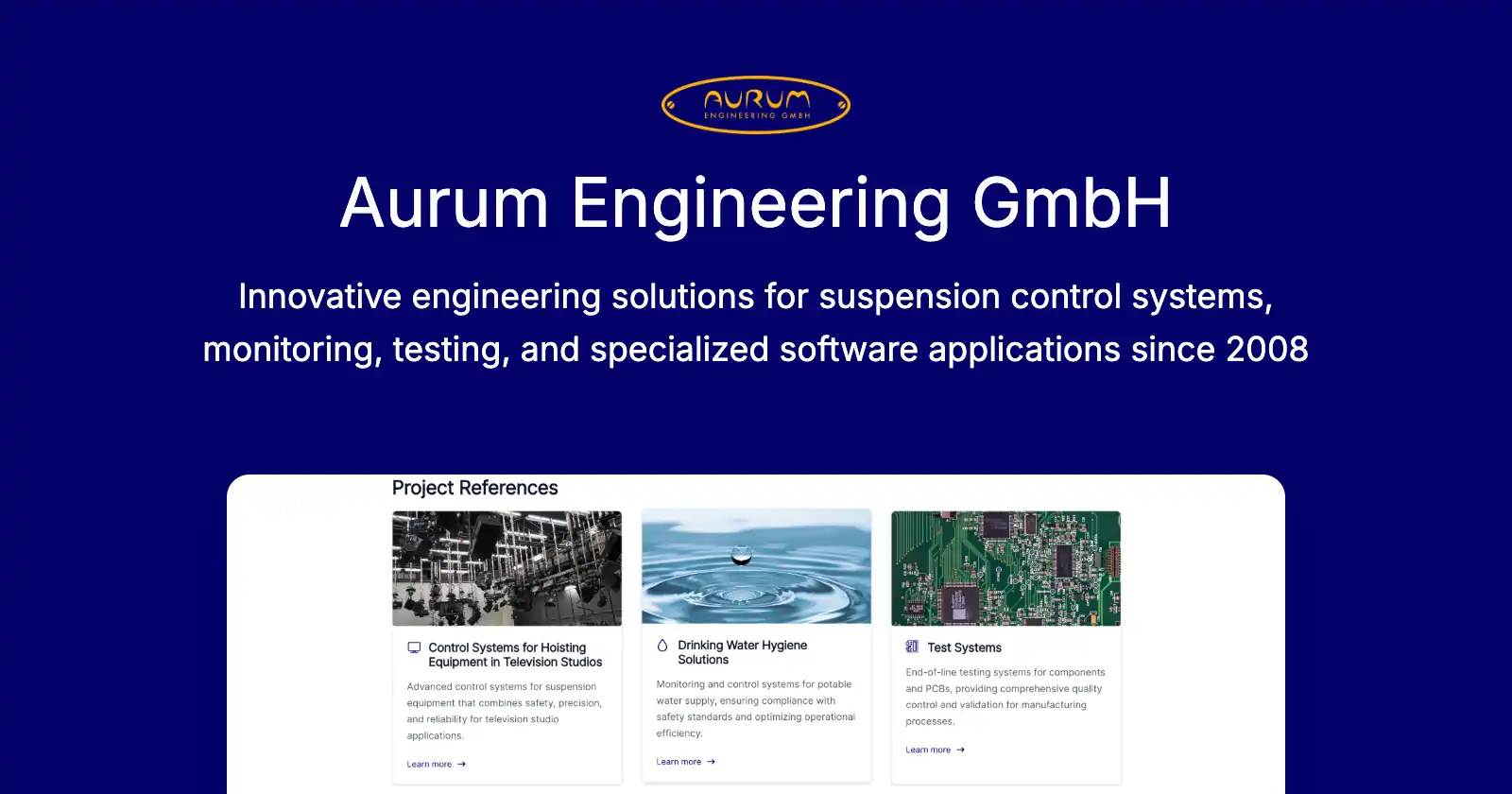 Aurum Engineering – Fertigung