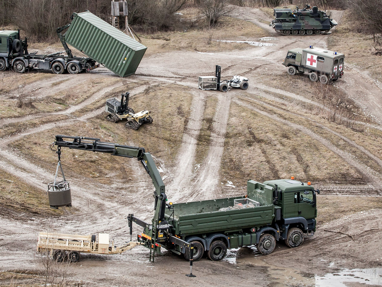 Governmental & Defense crane solution