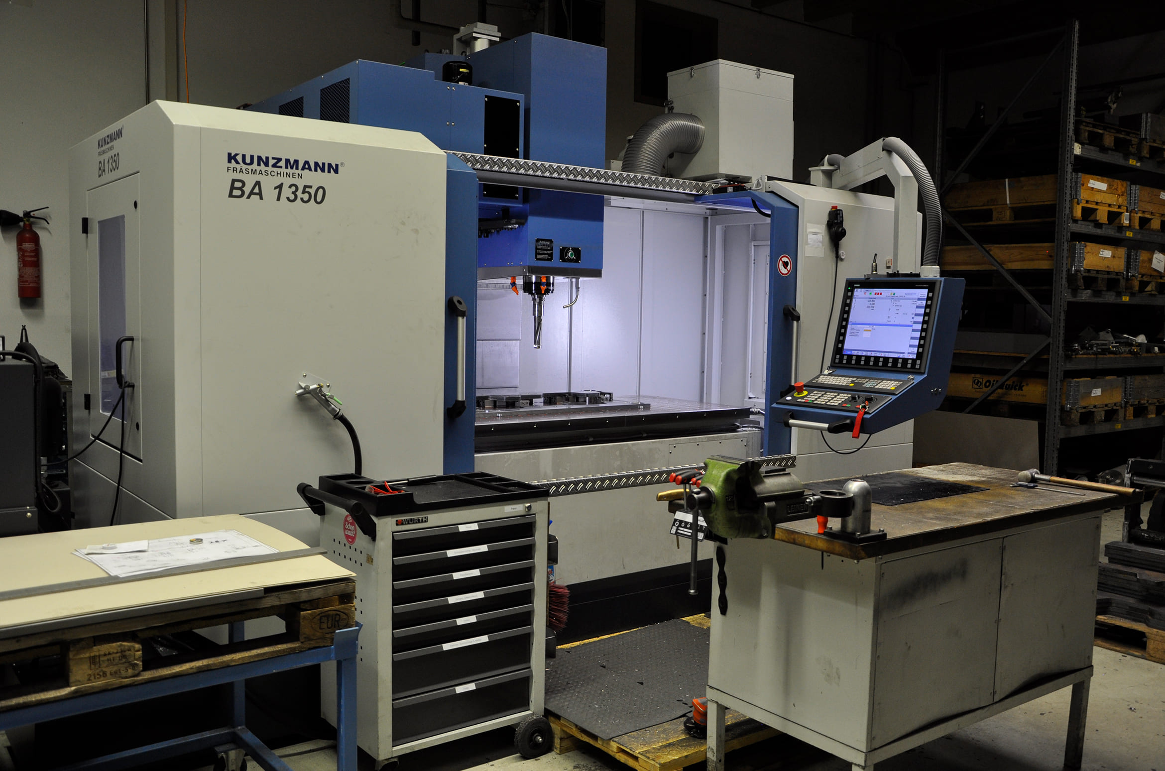 Maschinenpark CNC-Fräsmaschine