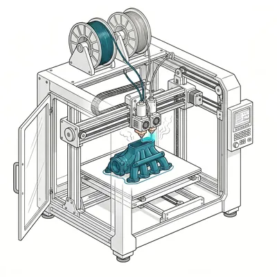 3D-Printed Component