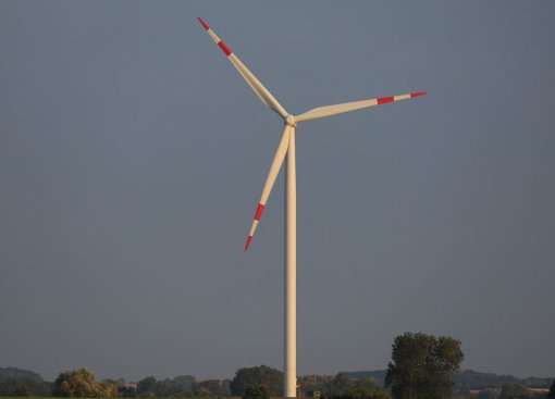 Messung der Eigenfrequenz, Windpark Schornsheim