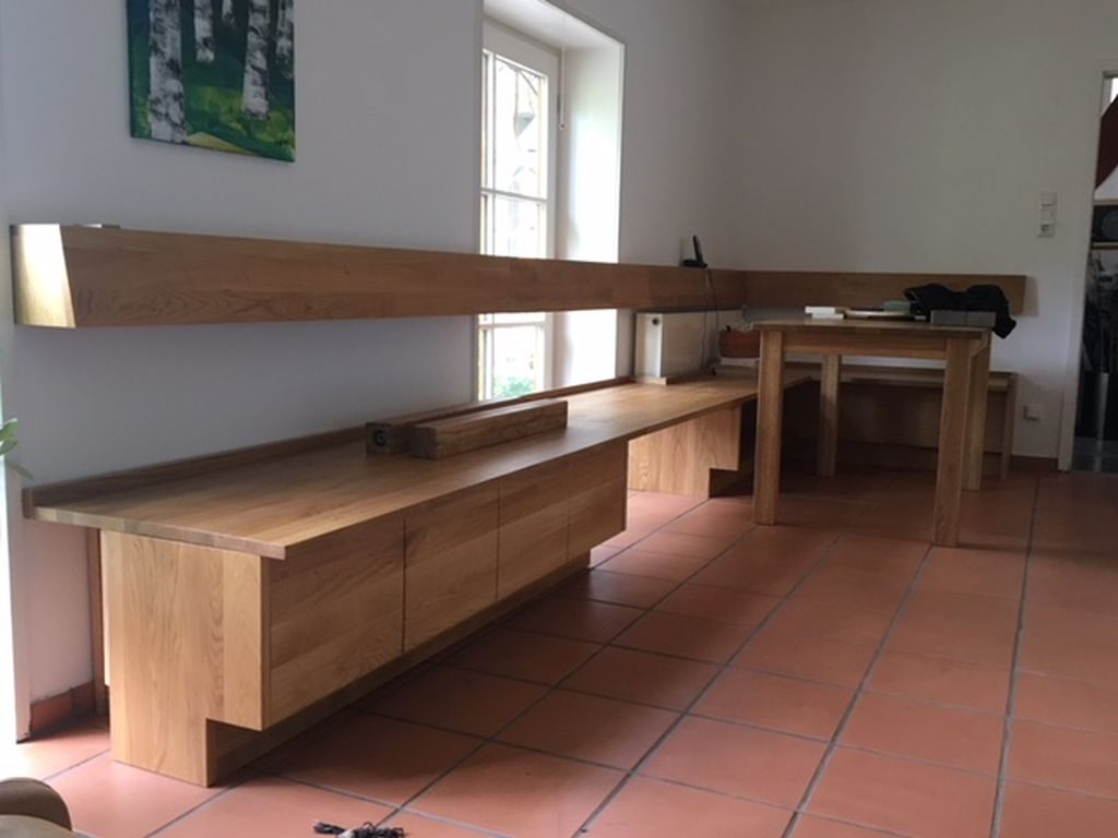 Solid wood sideboard made to measure