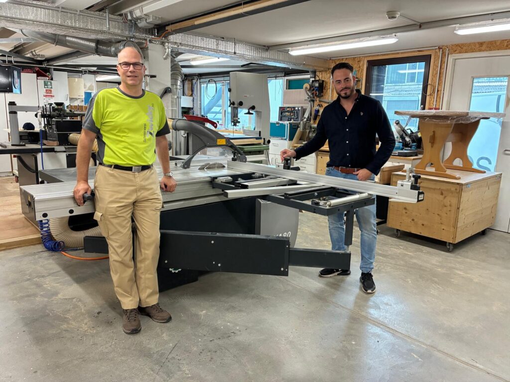 Altendorf WA 80 TE bei der Schreinerei Zwicky AG