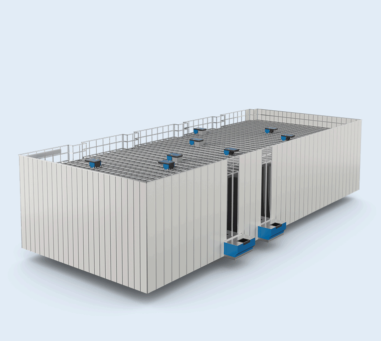 AutoStore-System: robotergestütztes Lagersystem mit 14.400 Behältern auf 320 m²