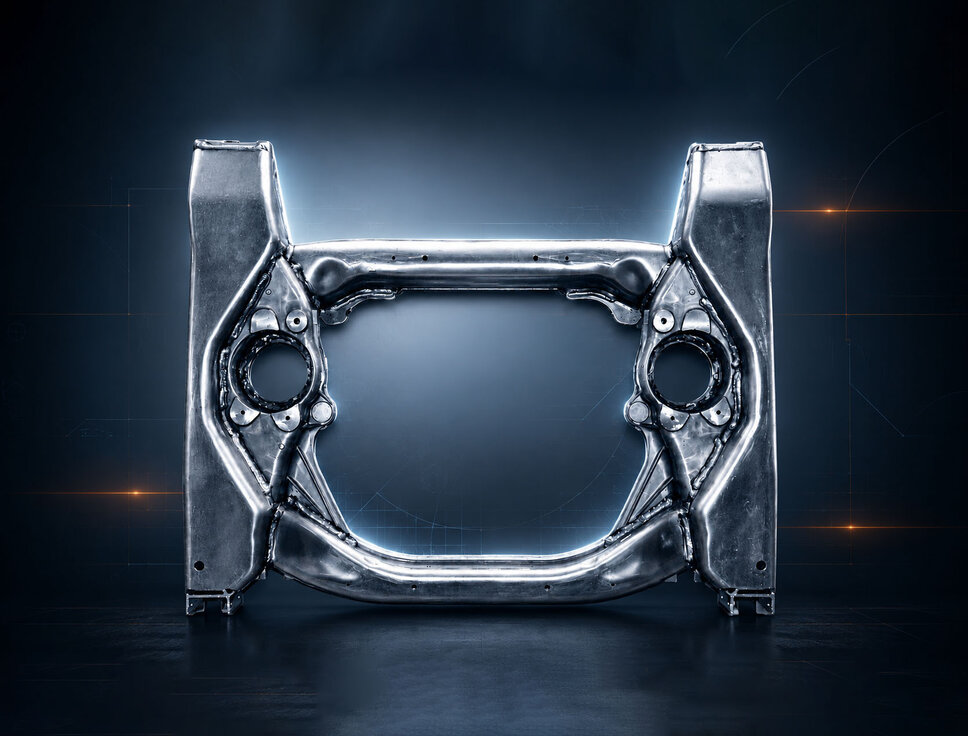 Umgeformtes Aluminium-Strukturbauteil
