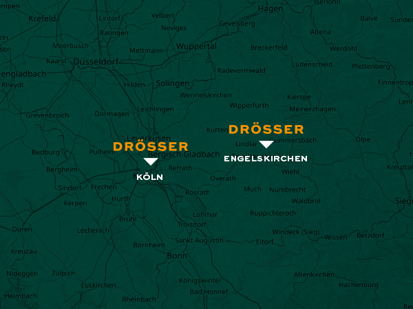 Standorte der Peter Drösser GmbH